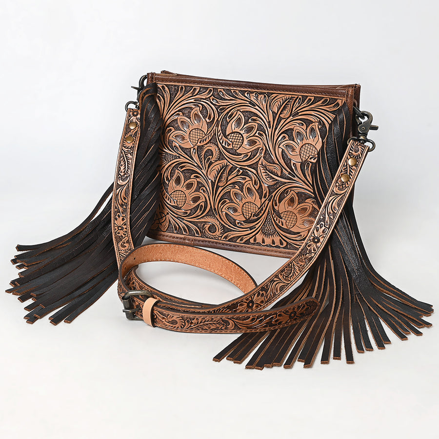 American Darling Hand Tooled Messenger Bag - Uhorse