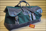 28”W x 14”H x 12”D KD Stephens Canvas Leather Duffle Bag Large 28 Inches