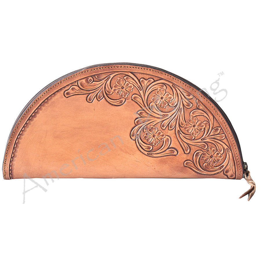 American Darling Hand Tooled Leather Taco Bag - Uhorse