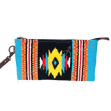 American Darling ADBG344DAR5 Wristlet Saddle Blanket Genuine Leather by Hilason – Cowboy and equestrian accessories