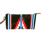 American Darling Wristlet Saddle Blanket Fabric Genuine Leather Western Women Bag | Handbag Purse | Women Wristlet | Wristlet Wristlet | Travel Wristlet | Leather Wristlet | Clutch Wristlet