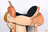 Hilason Western Horse Barrel Racing Trail Pleasure Tan American Leather Saddle