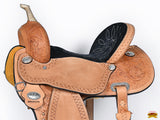HILASON Western Horse Barrel Racing Saddle Trail American Leather | for Horses