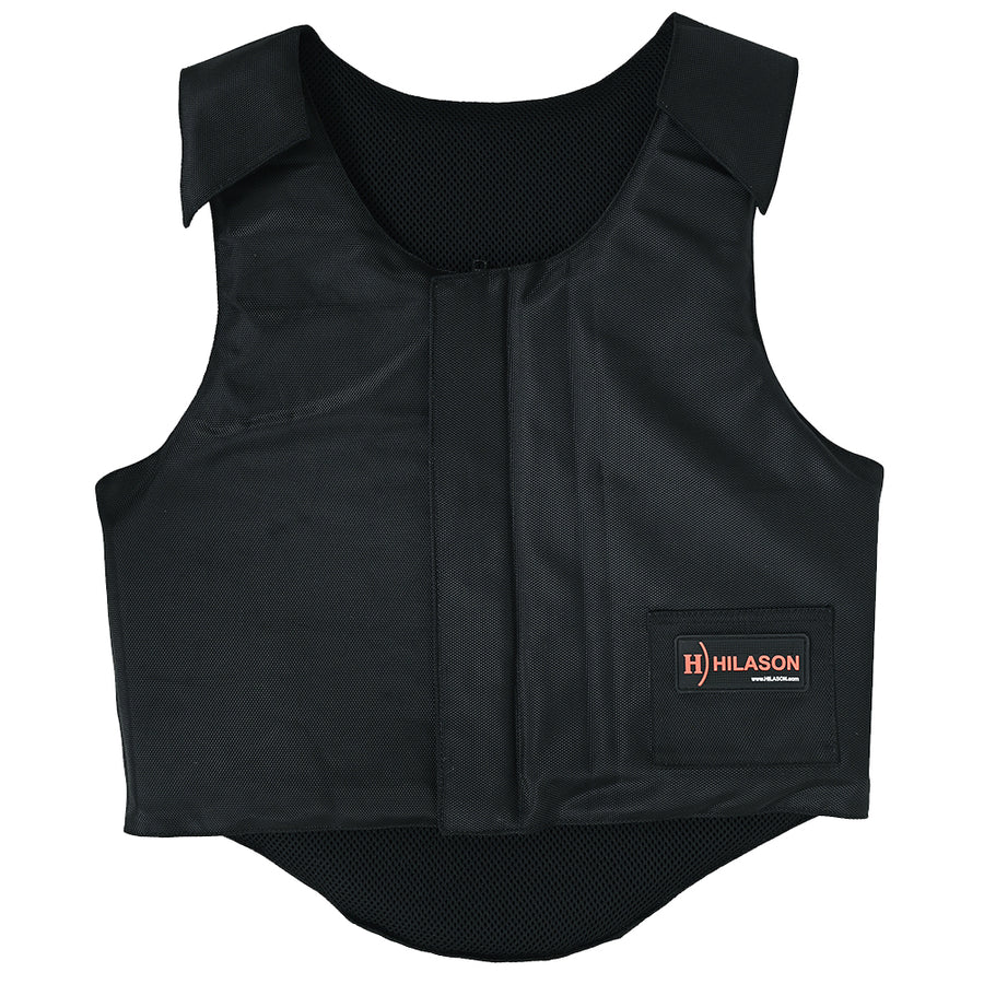Bull Riding Vest Hilason Black Bull Pro Rodeo Cordura Large - Uhorse