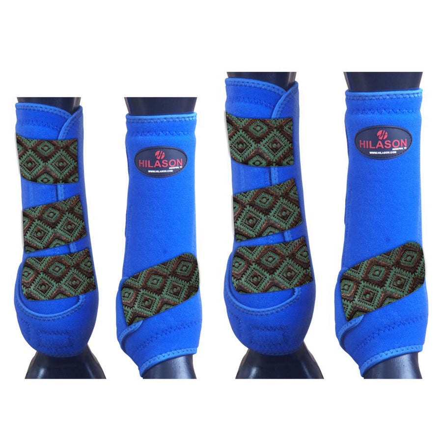 4pk Lrg Hilason H. Medicine Sports Boots Front Hind Leg by Hilason – Cowboy and equestrian accessories