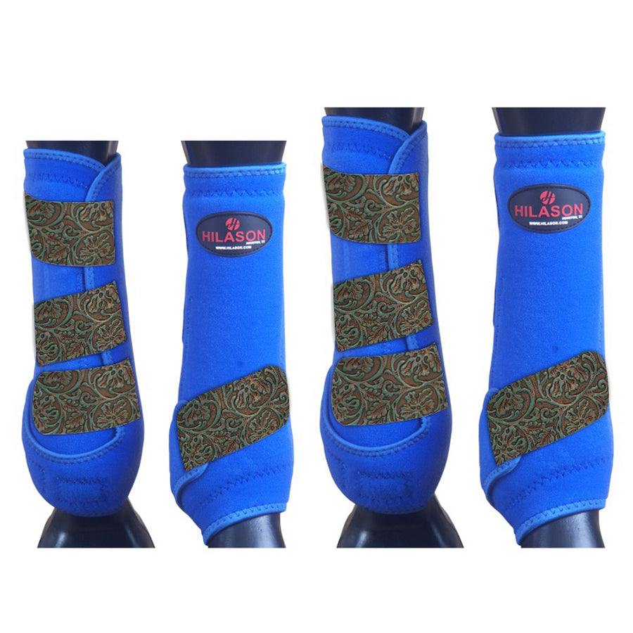 4pk Lrg Hilason H. Medicine Sports Boots Front Hind Leg by Hilason – Cowboy and equestrian accessories