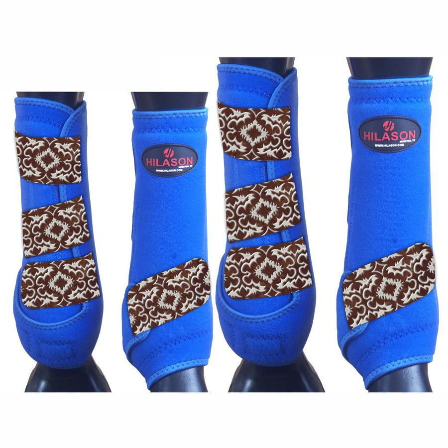 4pk Lrg Hilason H. Medicine Sports Boots Front Hind Leg by Hilason – Cowboy and equestrian accessories