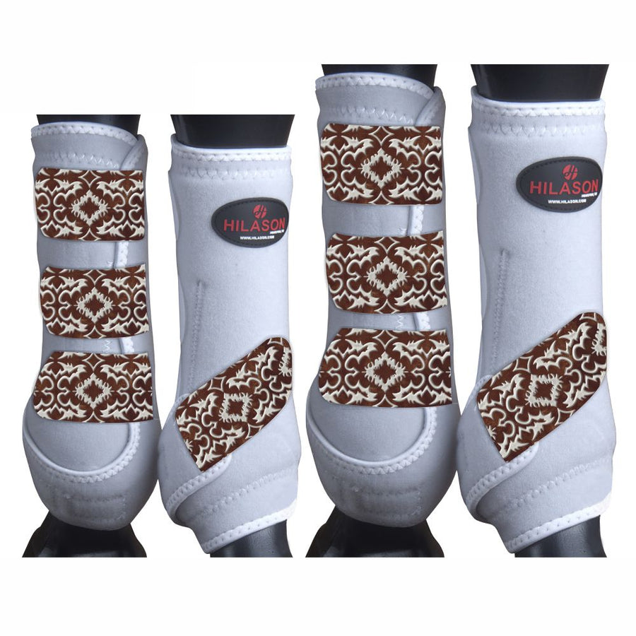 4pk Lrg Hilason H. Medicine Sports Boots Front Hind Leg by Hilason – Cowboy and equestrian accessories