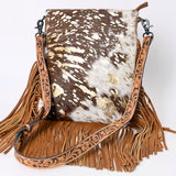 American Darling Large Crossbody Hand Tooled Hair On Genuine Leather by Hilason – Cowboy and equestrian accessories