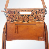 American Darling Clutch Hand Tooled Saddle Blanket Fabric Genuine Leather Western Women Bag Handbag Purse | Purses for Cute