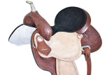 15 In Hilason Western Horse Barrel Racing Saddle Trail American Leather Tan