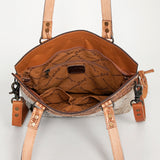 American Darling Cross Body Hand Tooled Hair On Genuine Leather Women Bag Western Handbag Purse