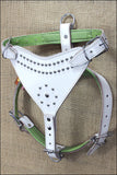 HILASON Genuine Leather Dog Harness Padded Heavy Duty & Comfortable Fit
