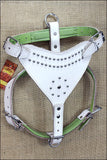 HILASON Genuine Leather Dog Harness Padded Heavy Duty & Comfortable Fit