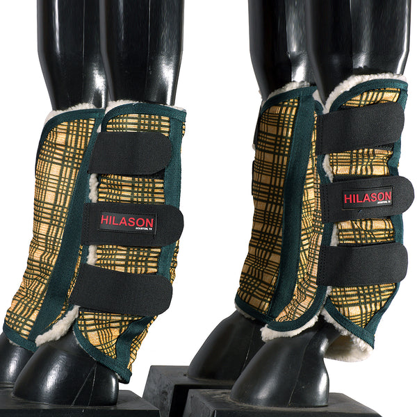 Hilason nylon horse leg boots with star pattern - Uhorse