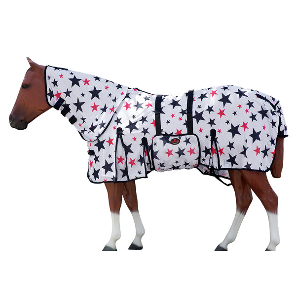 66-84 Inches Hilason Horse Fly Sheet Uv Protect Mesh Bug Mosquito Summer Spring - Hilason