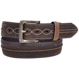 3D Belt 1.50 In. Mens Waxy Leather Western Basic Belt Black