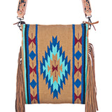 American Darling Cross Body Hand Tooled Saddle Blanket Genuine Leather Women Bag Western Handbag Purse