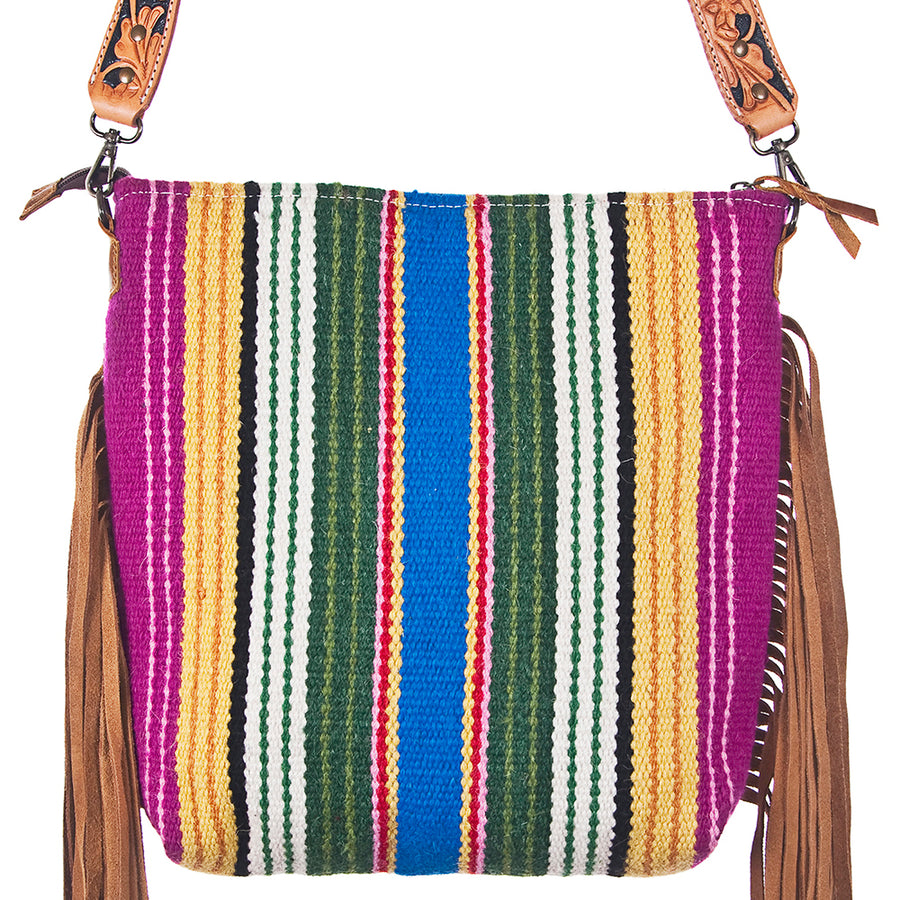 American Darling Large Crossbody Saddle Blanket Genuine Leather Western Women Bag Handbag Purse | Travel Bags College Casual