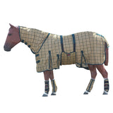 Hilason Horse Fly Sheet Fleece Boot Uv Protect Mesh Bug Mosquito