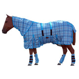 78 In Hilason Horse Fly Sheet Fleece Boot Uv Protect Mesh Bug Mosquito - Uhorse