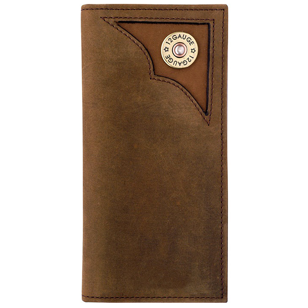 Badger Brown Leather Unisex Outdoor Rodeo Wallet 7.25 X 3.5
