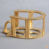 Hilason Vintage gold brass plated horseshoe Bridle Hanger coat key hook