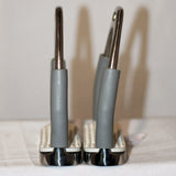 Hilason Stainless Steel Flex H. Stirrups White Pads English Saddle –