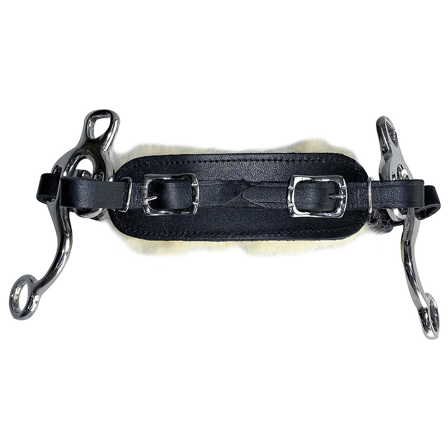 HILASON Horse Hackamore Stainless Steel With Leather Cover