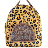 American Darling Backpack Hand Tooled Hair on Genuine Leather Western Women Bag | for Laptop School Purse Travel