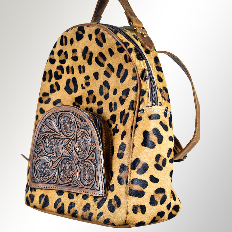 American Darling Backpack Hair on Genuine Leather Western Women Bag | for Laptop School Purse Travel - Uhorse