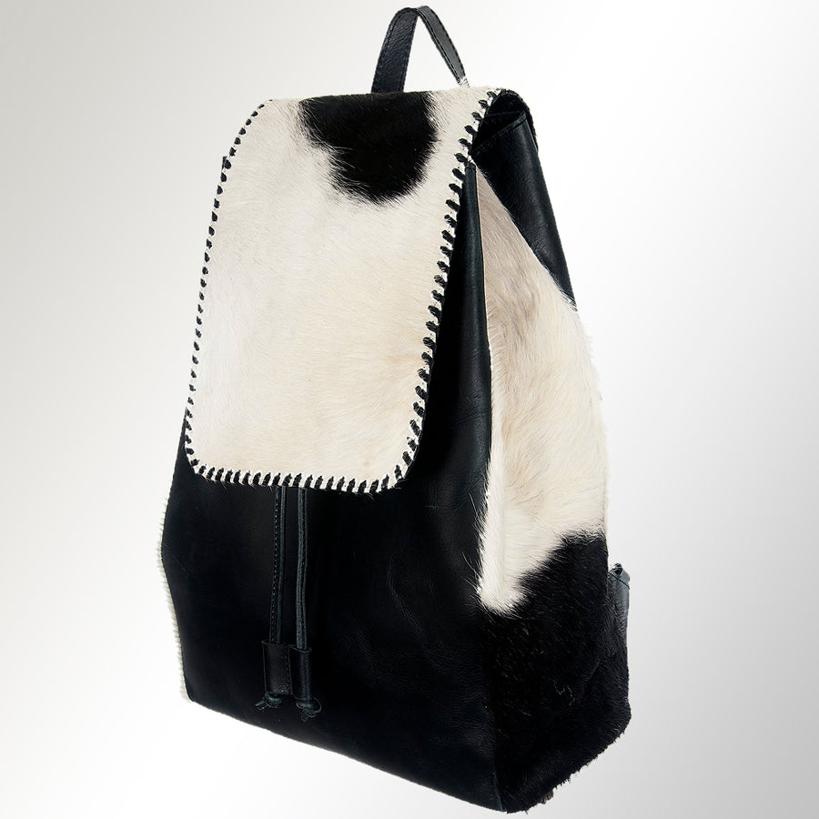 American Darling Backpack Bag Handcrafted Hair-On Cowhide Western Leather - Uhorse