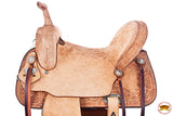 Flex Tree Western Horse Saddle In American Leather Barrel Trail By Hilason