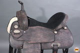 HILASON Western Horse American Leather Flex Tree Trail Saddle Dark Brown