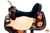 Flex Tree Western Horse Saddle In American Leather Barrel Trail By Hilason