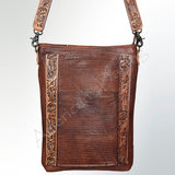 American Darling ADBG379BR Large Crossbody Hand Tooled Genuine Leather Women Bag Western Handbag Purse