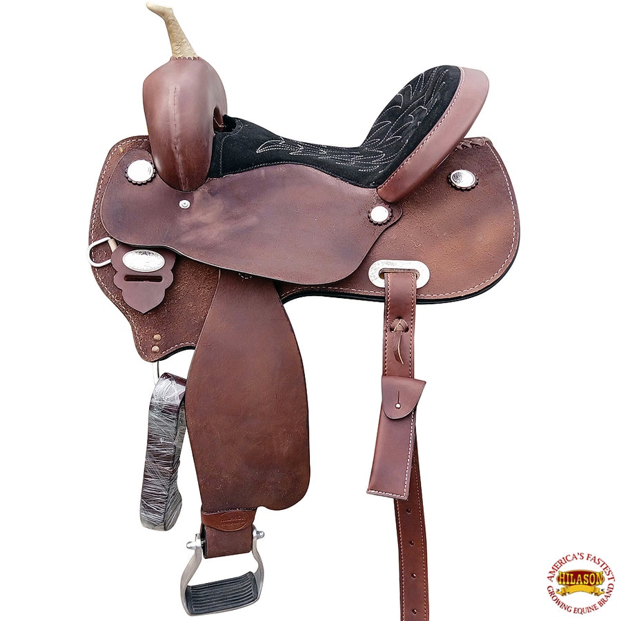 15 In Hilason W. H. Barrel Racing Trail Pleasure American Leather by Hilason – Cowboy and equestrian accessories