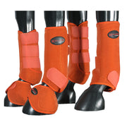 HILASON L M S Horse Front Rear Hind Leg Sport Boots & Bell 6 Pack | Jumping