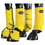 HILASON L M S Horse Front Rear Hind Leg Sport Boots & Bell Boots 6 Pack