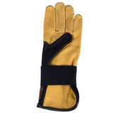 Size 6 Hilason Bull Riding Gloves Genuine Leather Left Hand - Uhorse