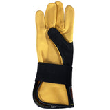 Size 6 Hilason Bull Riding Gloves Genuine Leather Right Hand - Uhorse
