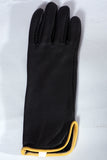 Hilason Pro Rodeo Gloves Genuine Leather Right Hand Black