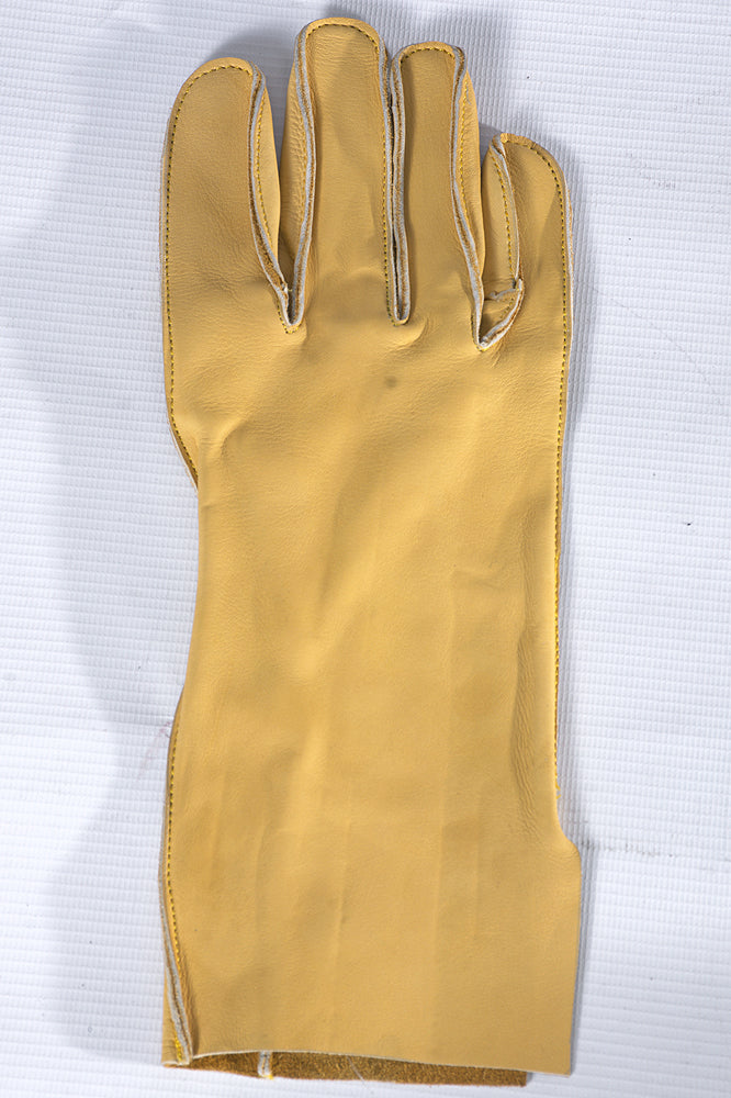 HILASON Genuine Leather Bareback Riding Gloves Right Hand Tan SIZE (6" to 10") | Horse Horseback Women Men