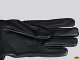 Hilason Bull Riding Gloves Pro Rodeo Genuine Leather Black Left Hand