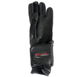 HILASON Bull Riding Gloves Pro Rodeo Genuine Leather Black Left Hand (6