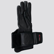 HILASON Bull Riding Gloves Pro Rodeo Genuine Leather Black Right Hand (6