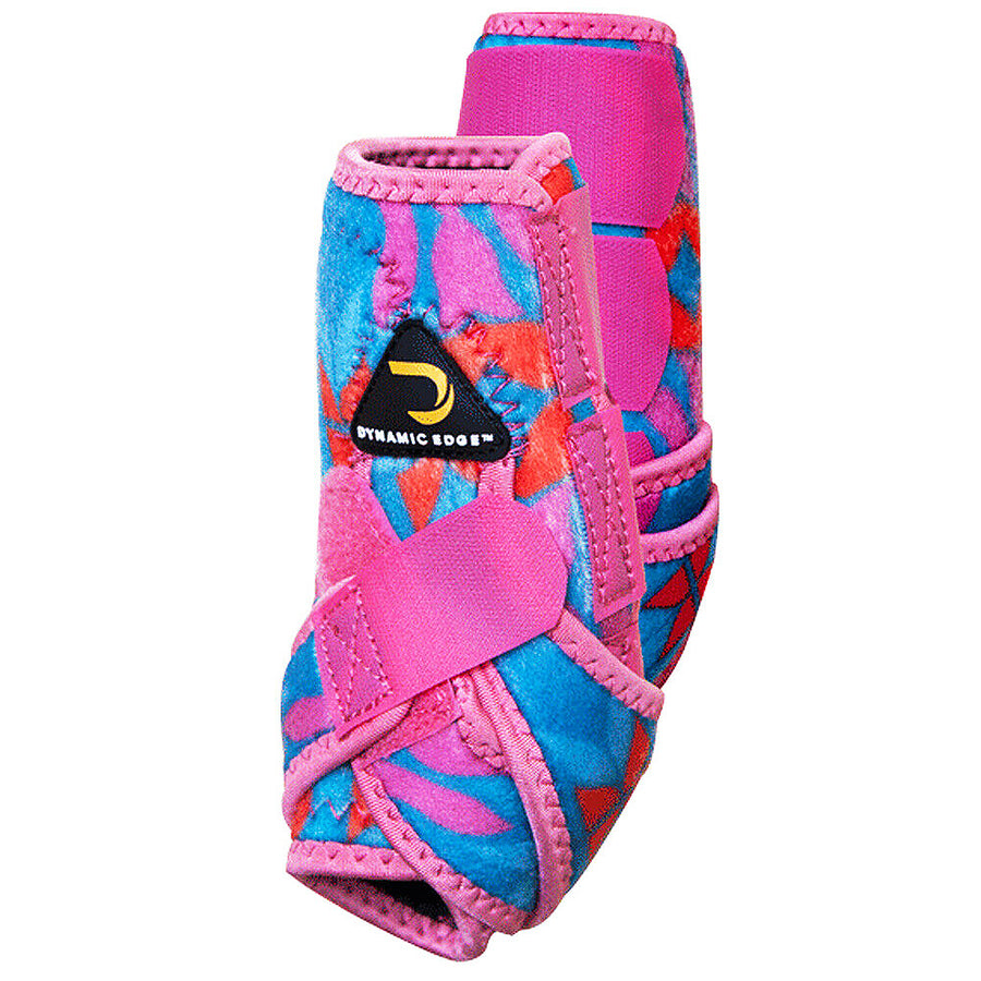 Small Dynamic Edge 2 Tone Horse Front Leg Sports Boots Pair Aztec - Uhorse