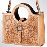 American Darling Tote Hand Tooled Genuine Leather W. Women Bag Handbag by Hilason – Cowboy and equestrian accessories