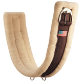 22 In H. Cinch Roller Buckle Deluxe Wool Back Natural Made Usa – by Hilason – Cowboy and equestrian accessories