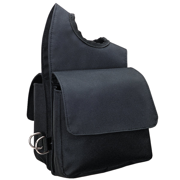 Nylon Pommel Horse Saddle Bag Western Tack Black - Uhorse